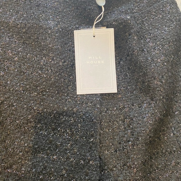 NWT Hill House The Tatiana Skirt Black Tweed Women’s Size XL - Picture 3 of 7